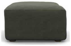 Heart of House Chloe Fabric Footstool - Slate